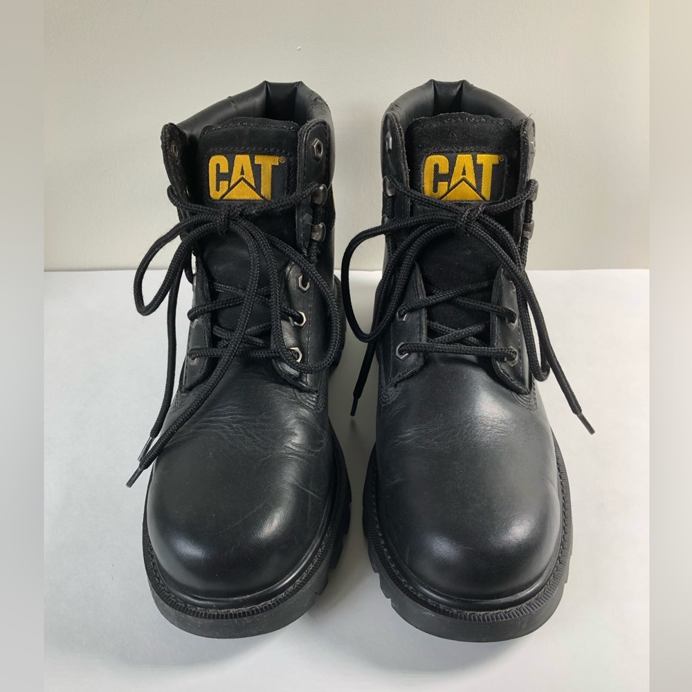 Men’s Caterpillar CAT Boots Black Size 9 Wide